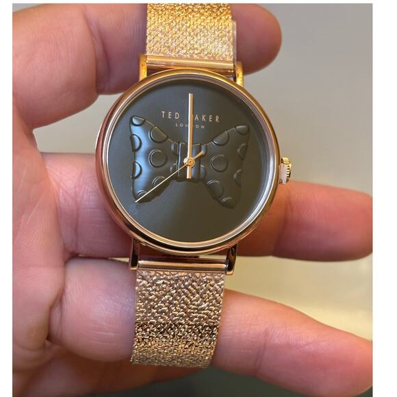 Ted Baker Phylipa BKPPHS304-9I – Black-Bow Tie Iconic Dial, Stainless Steel - Picture 4 of 15